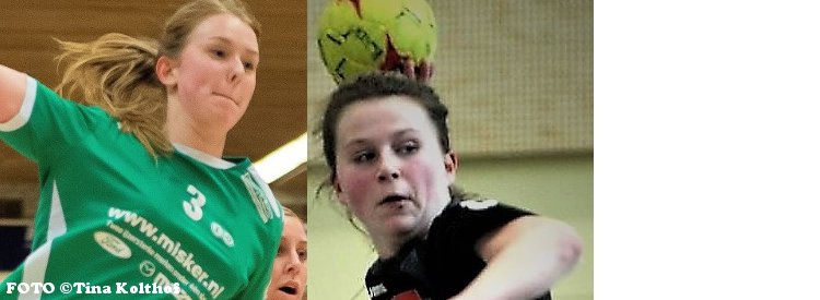 Twee jonge speelsters; Susan Boon en Daniëlle Mulder naar Borhave