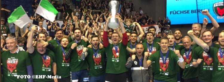 Fuchse Berlin wint voor tweede keer de EHF Cup